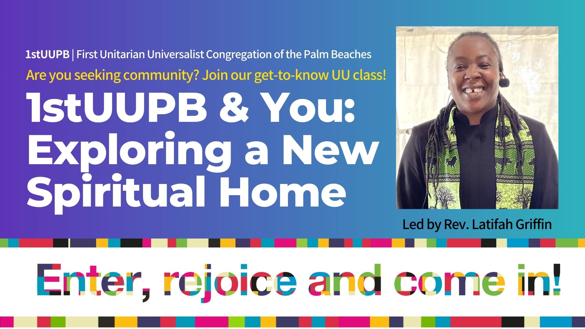 1stUUPB & You Exploring a New Spiritual Home First Unitarian